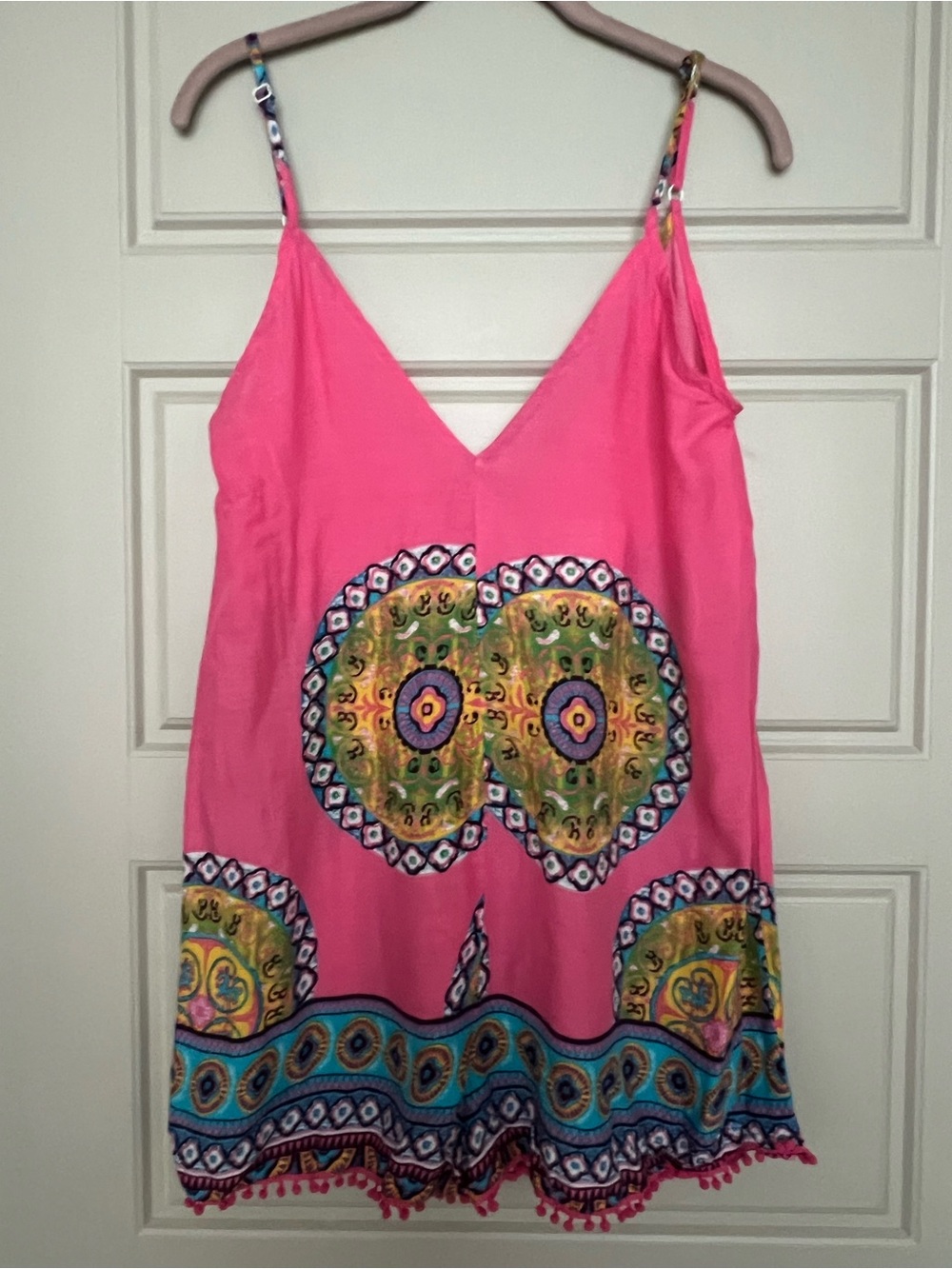 Pink NWT romper size 8/Small beach coverup summer vacation